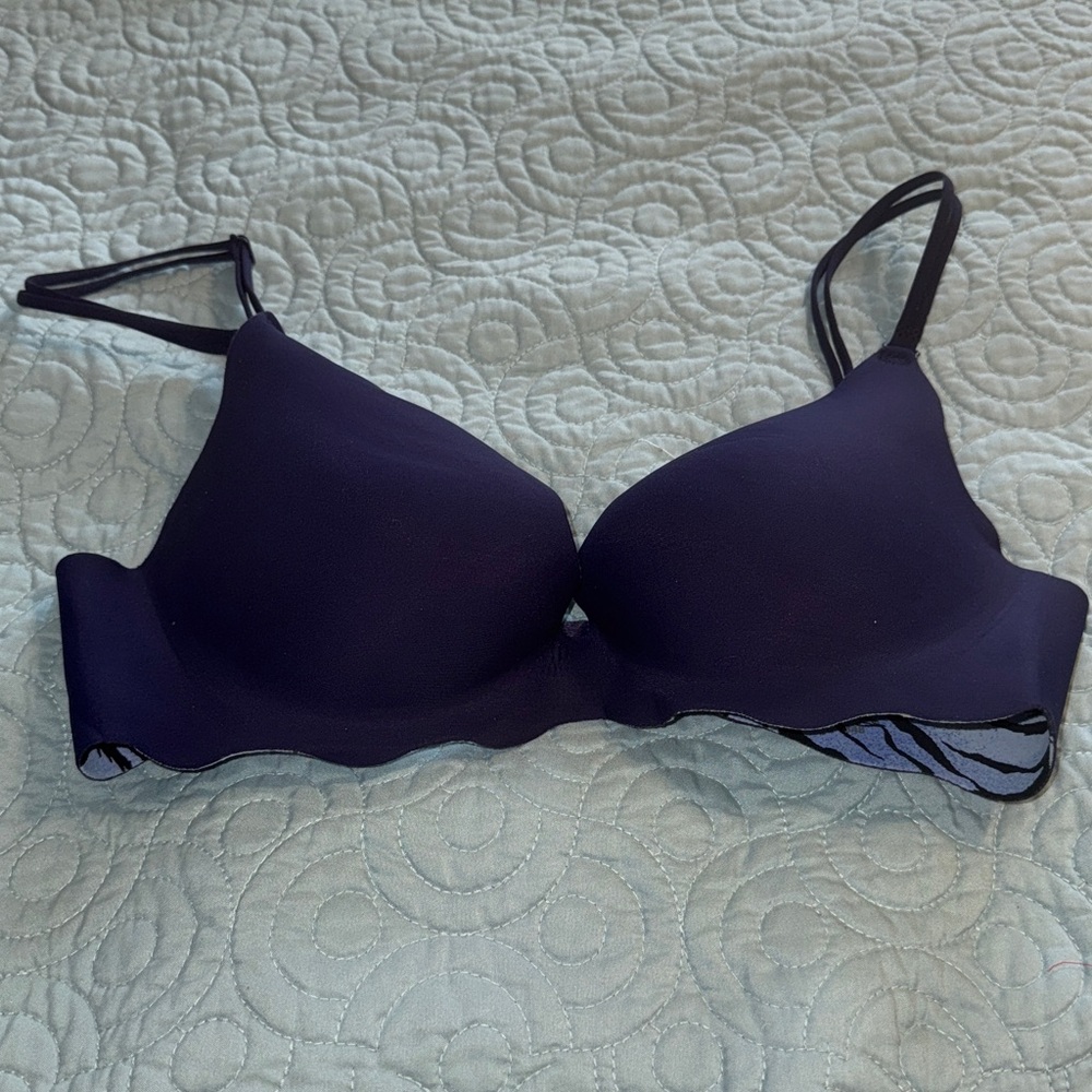 Victoria’s Secret Women's Blue Push-up Bra